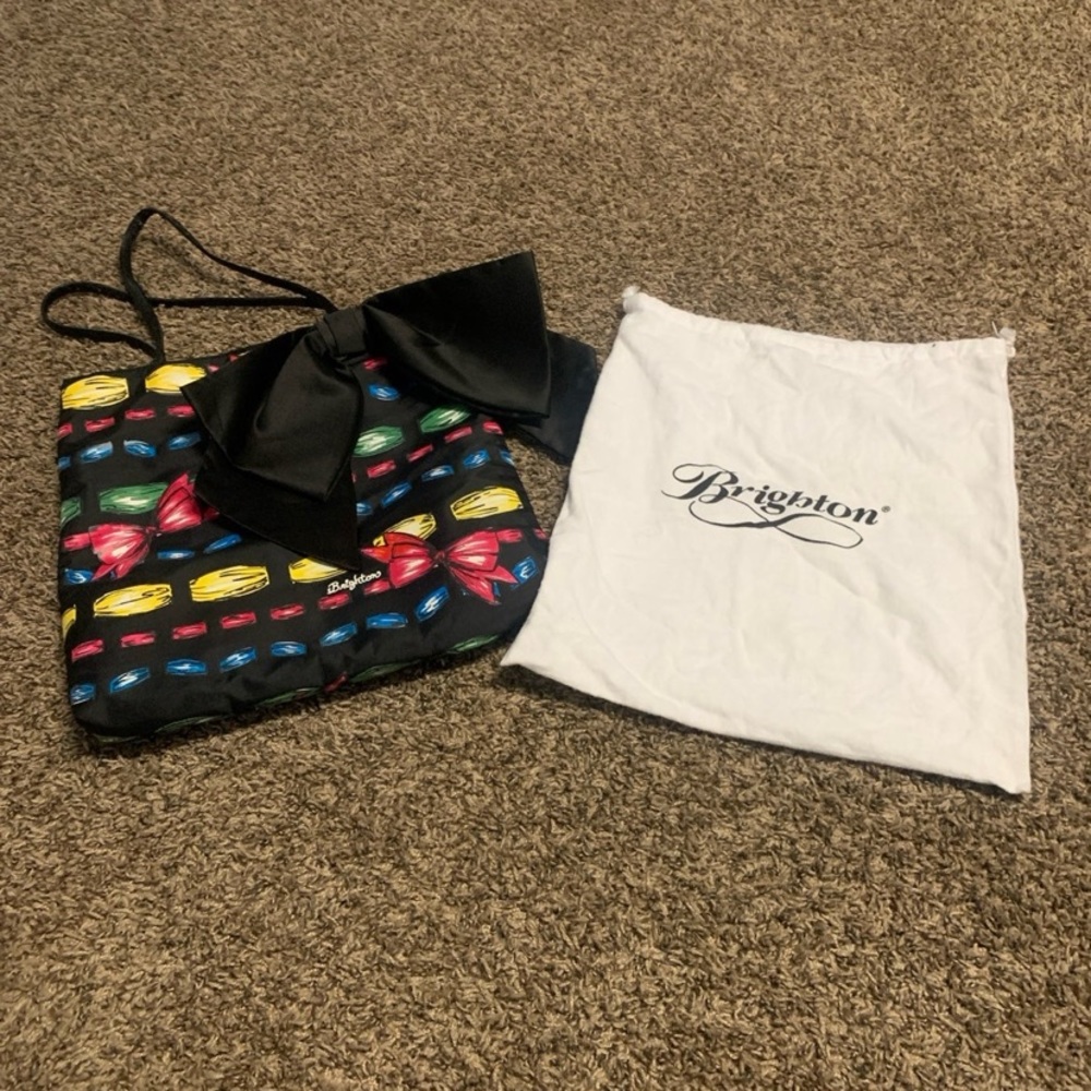 Brighton bow tote bag and dust bag